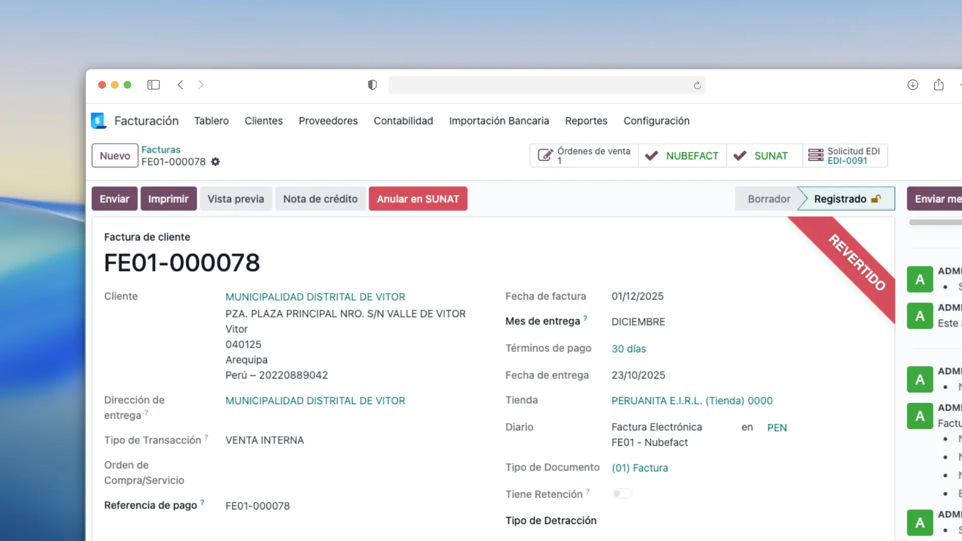 Factura Electrónica