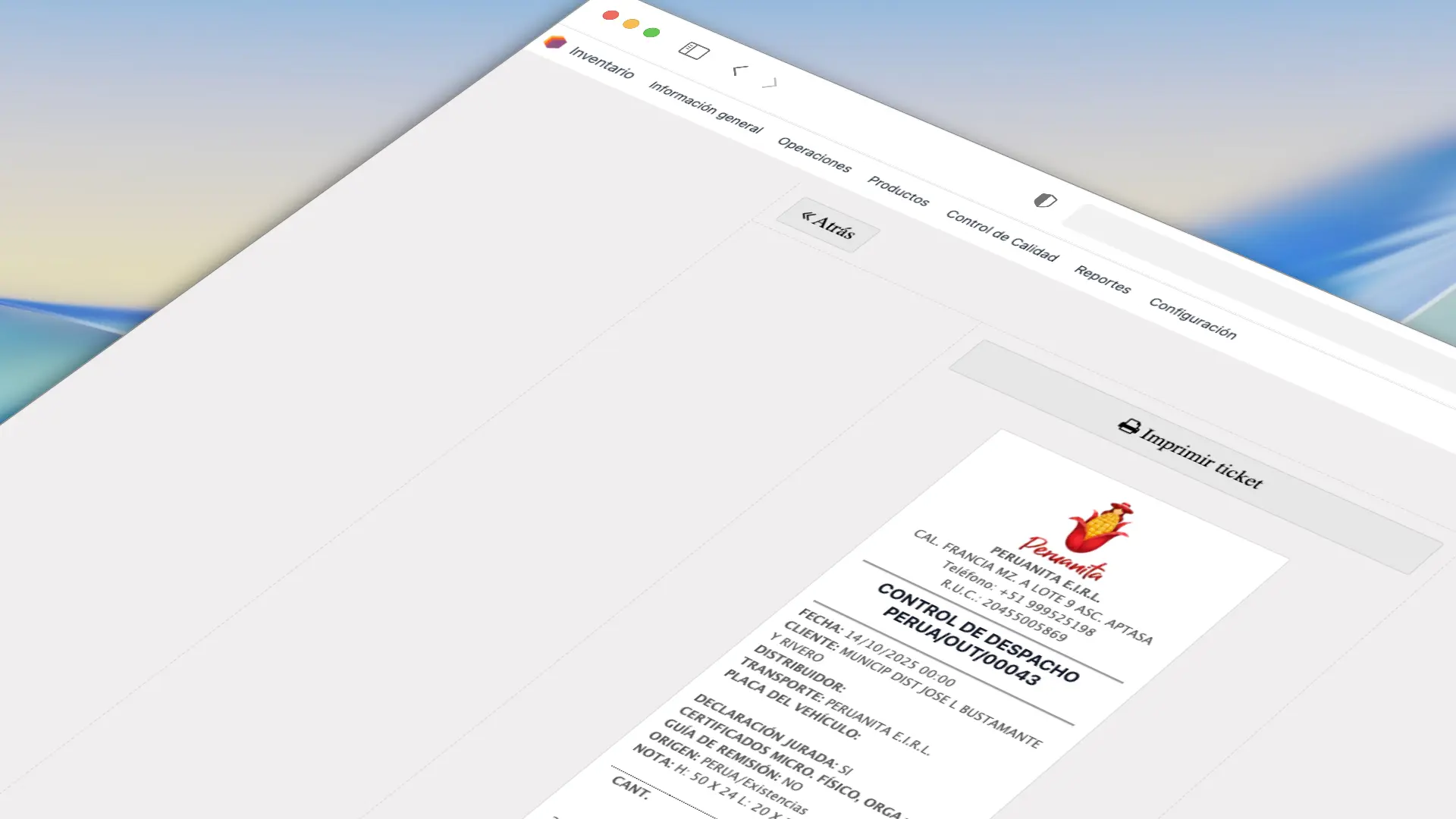 Planificación de Entregas